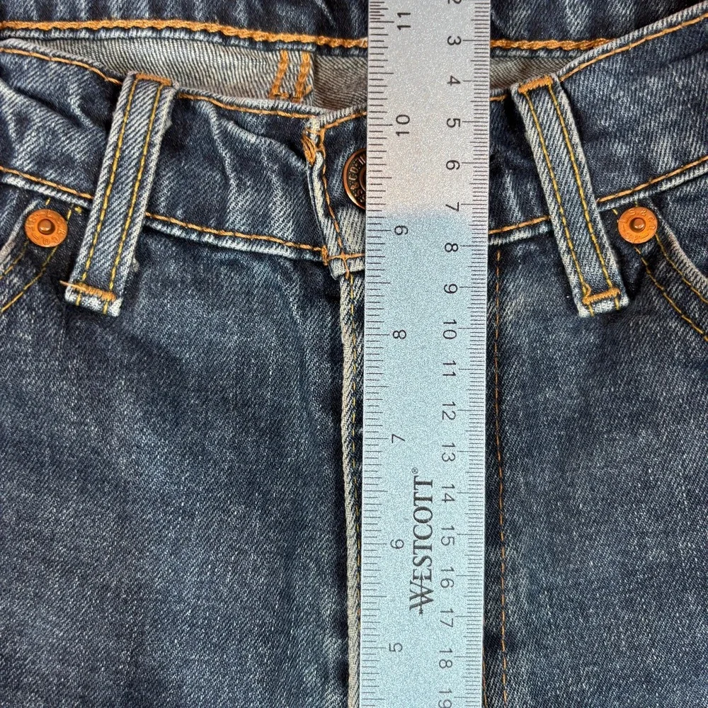 Levi's 505 Regular Fit Jeans Mens 33x32 Blue Straight Leg Denim Pants